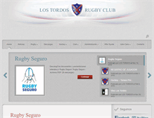 Tablet Screenshot of lostordosrugbyclub.com.ar